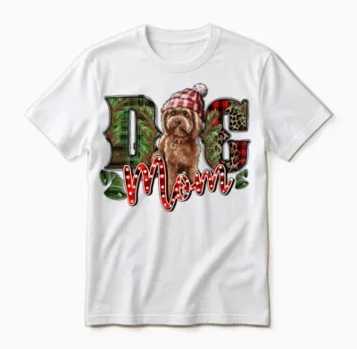 Dog Mom Unisex T-Shirt - White