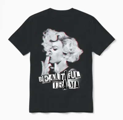 P! Nk Beautiful Trauma T-Shirt, Black, S Unisex T-Shirt - Black