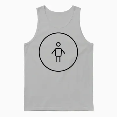 Person Unisex Tank Top - Ash