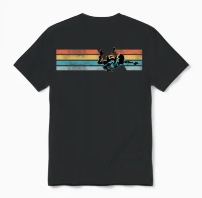 Retro Gravity Addiction Skydiving Unisex T-Shirt - Black
