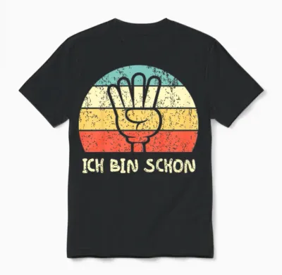 Children's Birthday Decoration Hand 4 Years Boys Girls I Am 4 T-Shirt, Black Unisex T-Shirt - Black
