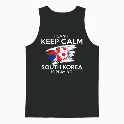 Drapeau De La Corée Du Sud - Joueur De Football - Corée Du Sud Unisex Tank Top - Black