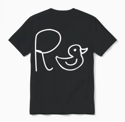 Pensioner Retirement Entry Funny Colleague Farewell Retirement Duck Unisex T-Shirt - Black