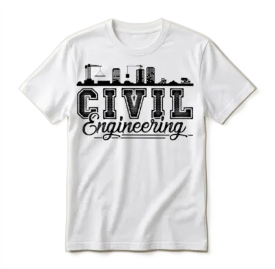 Civil Engineering Unisex T-Shirt - White