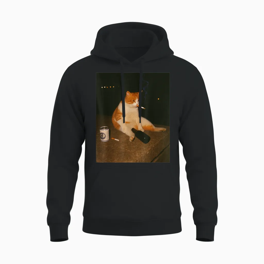 Funny Cigarette Kitten Smoking Stupid Cat Meme Brainrot