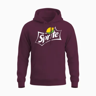 Coca Cola Sprite Logo Unisex Hoodie - Maroon
