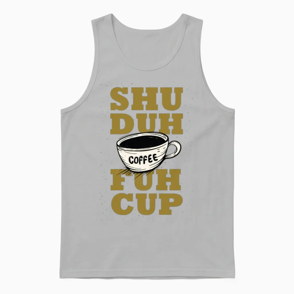 Shu Duh Fuh Cup Unisex Tank Top in Ash