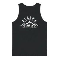 Alaska the Last Frontier Est 1959 Mountains Nature Unisex Tank Top - Black – 1