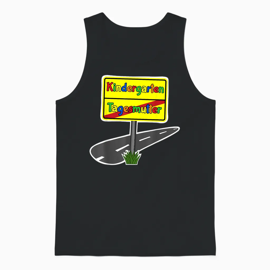 Abschiedsgeschenke Für Tageskinder Tagesmutter Kindergarten Unisex Tank Top in Black