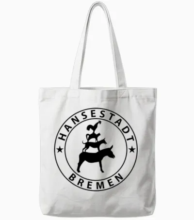 Bremen Tote Bags - White