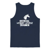 Hobbyhorse Hobby Horse Hobby Horsing Unisex Tank Top - Navy – 1