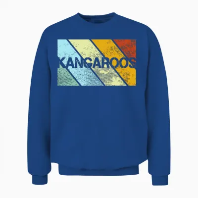 Kangaroo Retro Unisex Sweatshirt - Royal