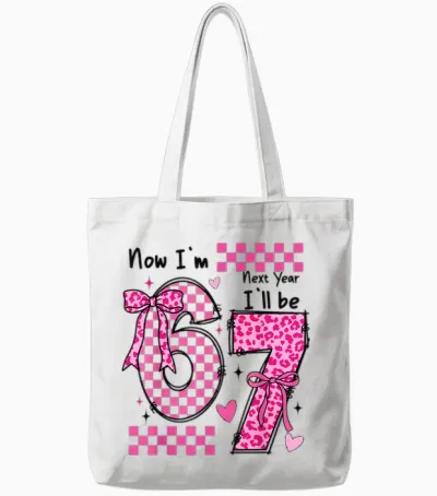 6th Birthday Girl Outfit Im 6 Year Old Birthday Next Be 7 Tote Bags - White