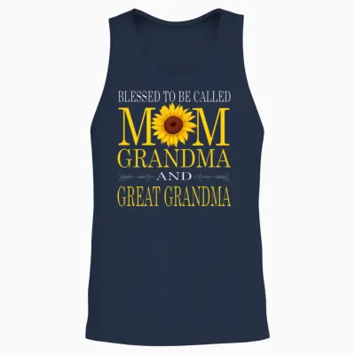 Great Grandma Unisex Tank Top - Navy