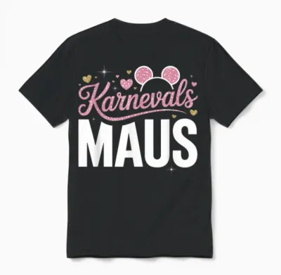 Carnival Mouse Carnival Cologne for Cologne Alaaf Carnival Mouse Unisex T-Shirt - Black