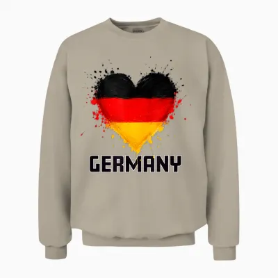 Fußball - Deutschland Fan Unisex Sweatshirt - Sand
