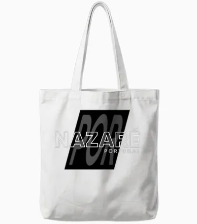 Nazaré's Performance in Portugal Tote Bags - White