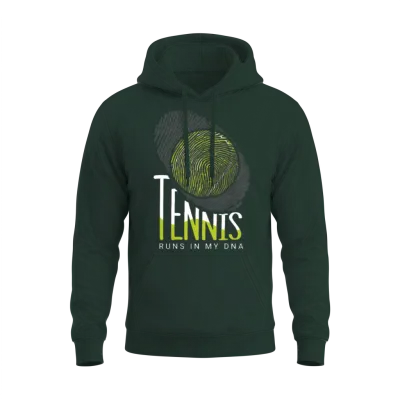 Tennis Player Present Tennis Club Coach Sport Unisex Hoodie - Forest