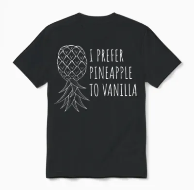 Swingers Gifts | Pineapple Swinging Lifestyle Funn Unisex T-Shirt - Black