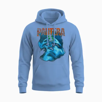 Pantera Official Vintage Far Beyond Driven Unisex Hoodie - Carolina Blue