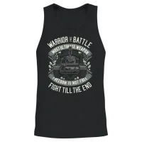 Freedom Is Not Free - Fight Till the End Unisex Tank Top - Black – 2