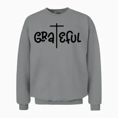 Grateful - Faith Unisex Sweatshirt - Sport Grey