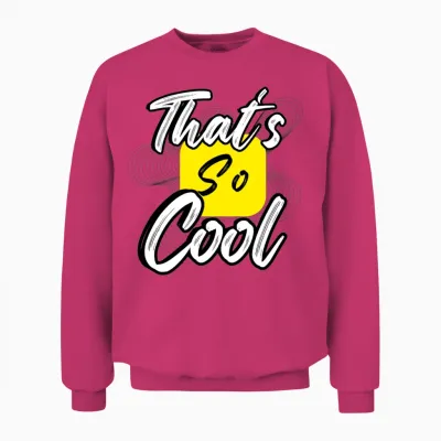 🔥 That’s So Cool Aesthetic Tee | Bold Gen Z Unisex Sweatshirt - Heliconia