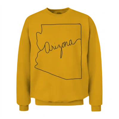 Arizona Unisex Sweatshirt - Gold