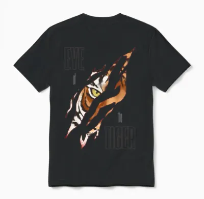Eye of the Tiger Unisex T-Shirt - Black