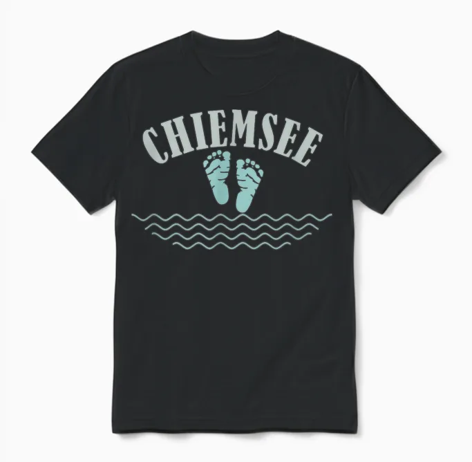 Chiemsee Unisex T-Shirt in Black
