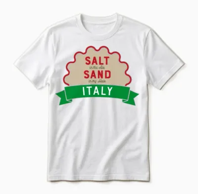 Italy Unisex T-Shirt - White