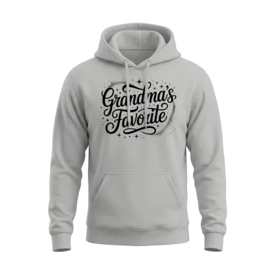 Cute Grandma’s Favorite Retro Family Love Grandkid Unisex Hoodie - Ash