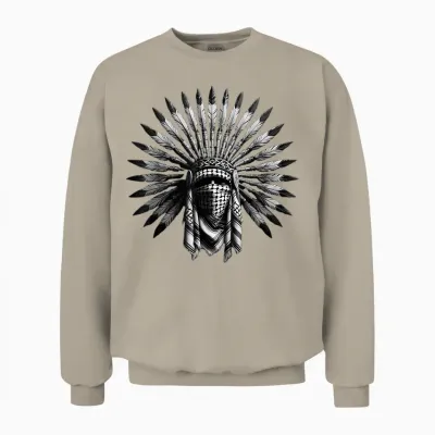 Palestine T-Shirt Palestinian Kids Men Women T-Shirt, Black, S Unisex Sweatshirt - Sand