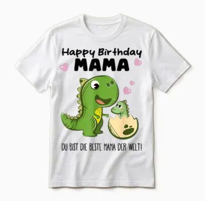 Alles Gute Zum Geburtstag Mama - Du Bist Die Beste Mama Unisex T-Shirt - White