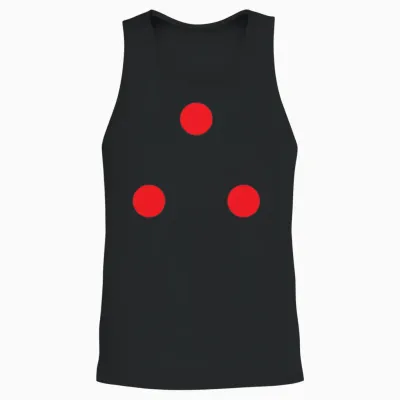 Predator Three Dots Unisex Tank Top - Black