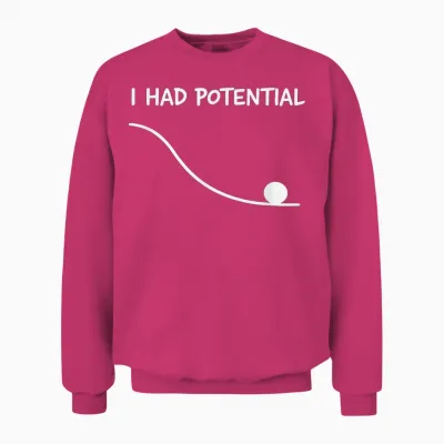 I Had Potential Lustiges Zitat Sarkastisches Zitat Work Life Unisex Sweatshirt - Heliconia