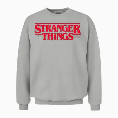 Christmas Lights Stranger Things Unisex Sweatshirt - Ash