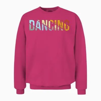 Dancing Retro Unisex Sweatshirt - Heliconia