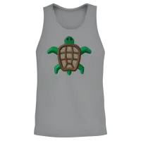 Turtles Embroidered — Reptiles & Exotics Gift Unisex Tank Top - Sport Grey – 2