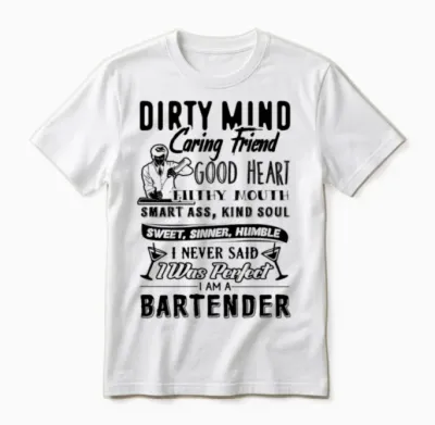 I Am a Bartender Unisex T-Shirt - White