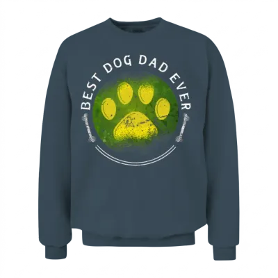 Dog Pet-Animals Accessories Dog-Moms and Dog-Dads Unisex Sweatshirt - Dark Heather
