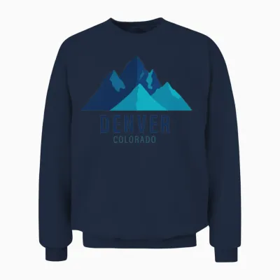 Exclusive Design for Denver Colorado Lovers Unisex Sweatshirt - Navy
