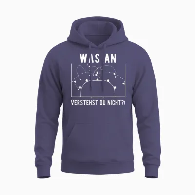 Handballer Trainer Handball Play Train Funny Gift Idea T-Shirt, Black Unisex Hoodie - Heather Sport Dark Navy