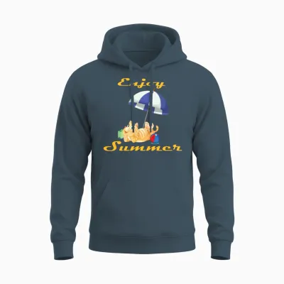 Genießen Sie Den Sommer Unisex Hoodie - Dark Heather
