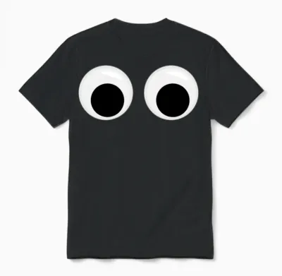 Googly Eyes Unisex T-Shirt - Black