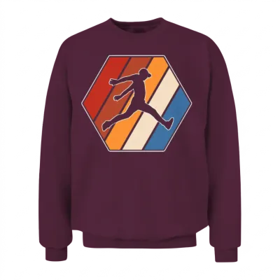 Parkour Retro Unisex Sweatshirt - Maroon