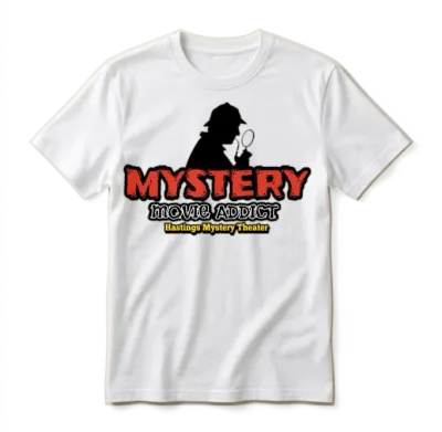 Mystery Addict Sherlock Hmt Unisex T-Shirt - White