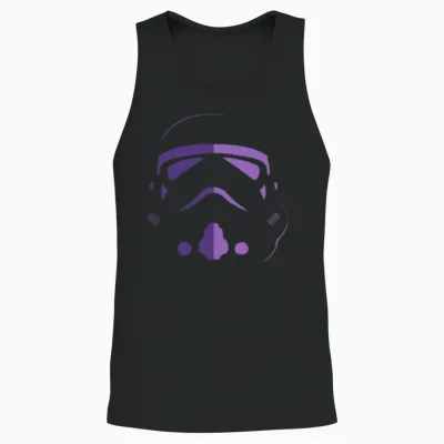 Stormtrooper Retro Unisex Tank Top - Black