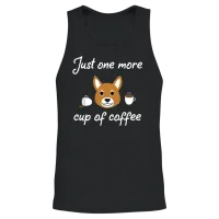 Funny Coffee Unisex Tank Top - Black – 2