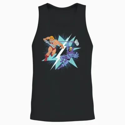 Die Meister Des Universums He-Man Gegen Skeletor Unisex Tank Top - Black